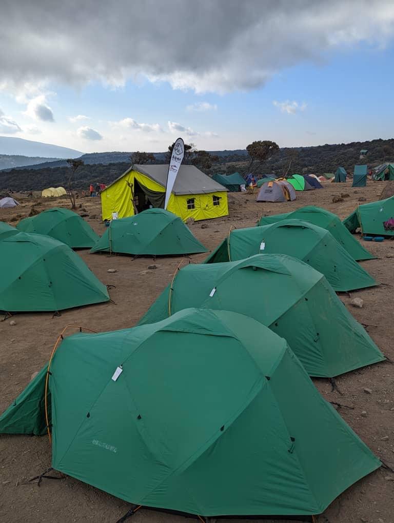 where do you sleep on kilimanjaro