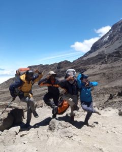 training to climb mount Kilimanjaro