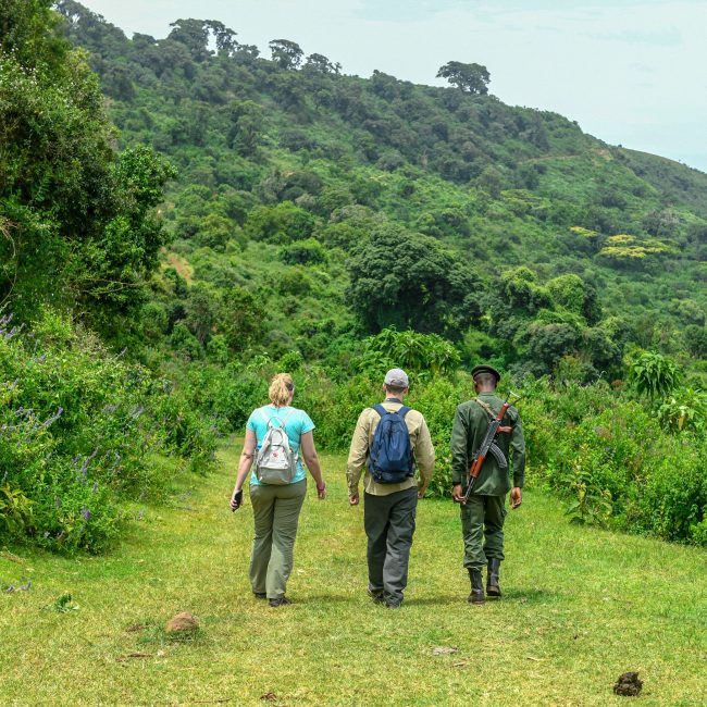 waliking safari arusha national park